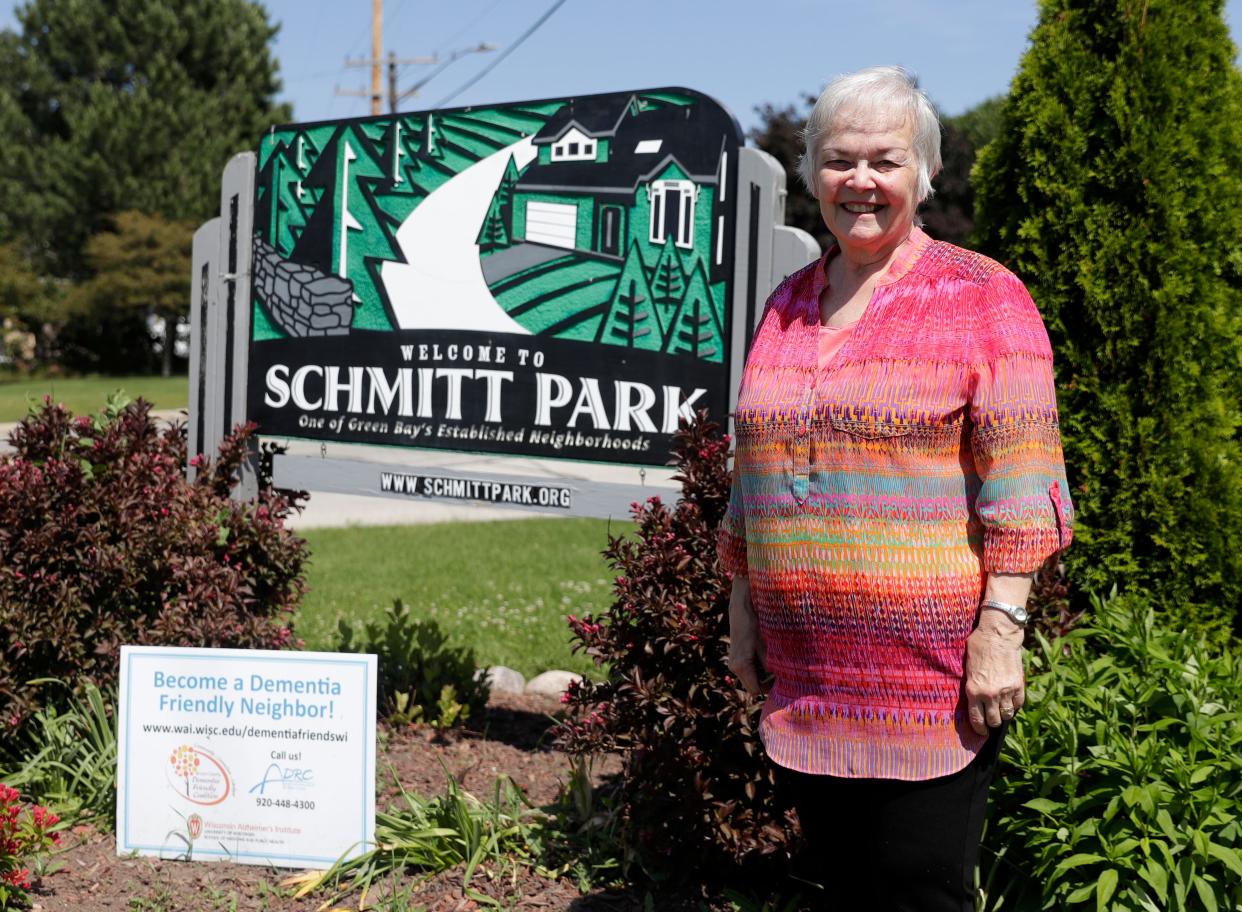 Beverly Bartlett, vice president of Schmitt Park's neighborhood association, pictured Monday in Green Bay.