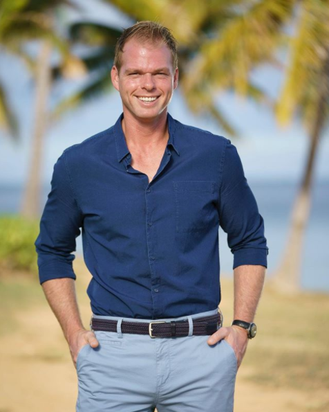 Jarrod was left heartbroken when Sophie Monk chose Stu Laundy in 2017's The Bachelorette. Source: Channel Ten