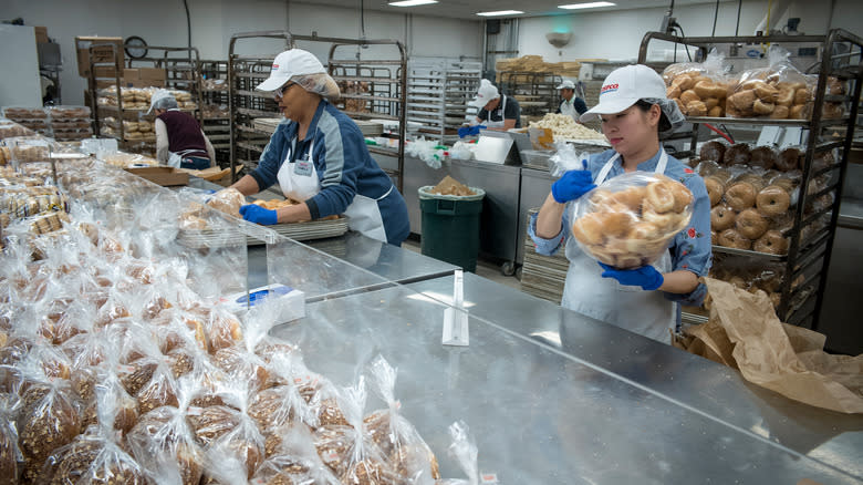 Staff at Costco bakery