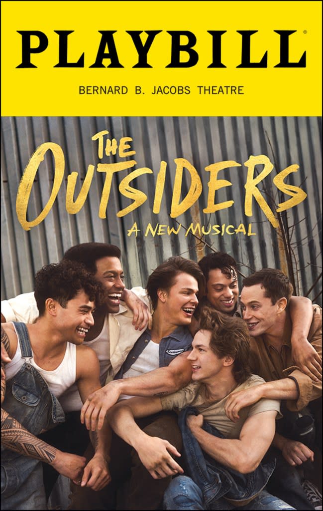 In the Playbill for “The Outsiders: A New Musical,” the daughter of Angelina Jolie and Brad Pitt was credited as “Vivienne Jolie.” playbill.com