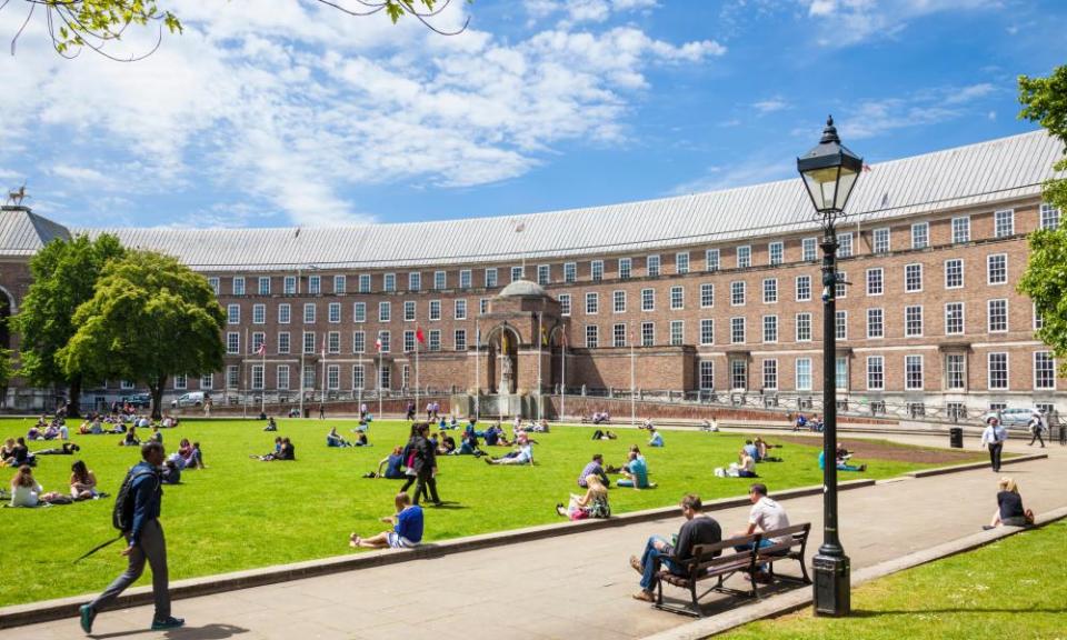 Bristol City Hall and College Green