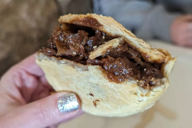 Steak and Hawkshead ale pie from the Quick Kitchen at Tebay Services south