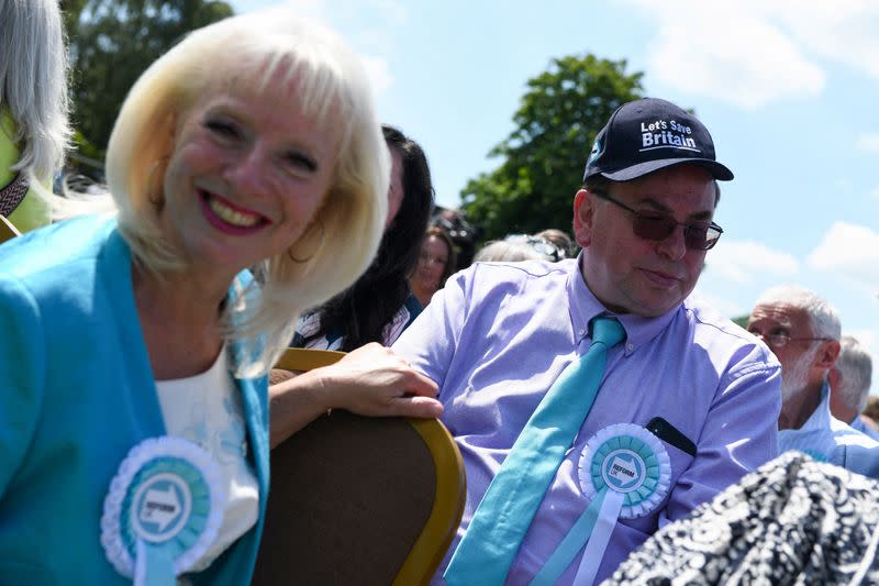 FILE PHOTO: Reform UK party general election campaign event in Kent