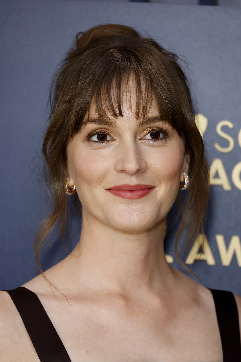 los angeles, california february 24 leighton meester attends the 30th annual screen actors guild awards at shrine auditorium and expo hall on february 24, 2024 in los angeles, california photo by frazer harrisongetty images