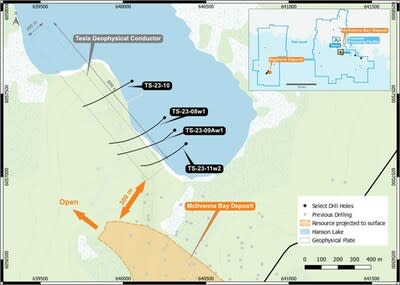 Figure 3 - Tesla Plan View (CNW Group/Foran Mining Corporation)