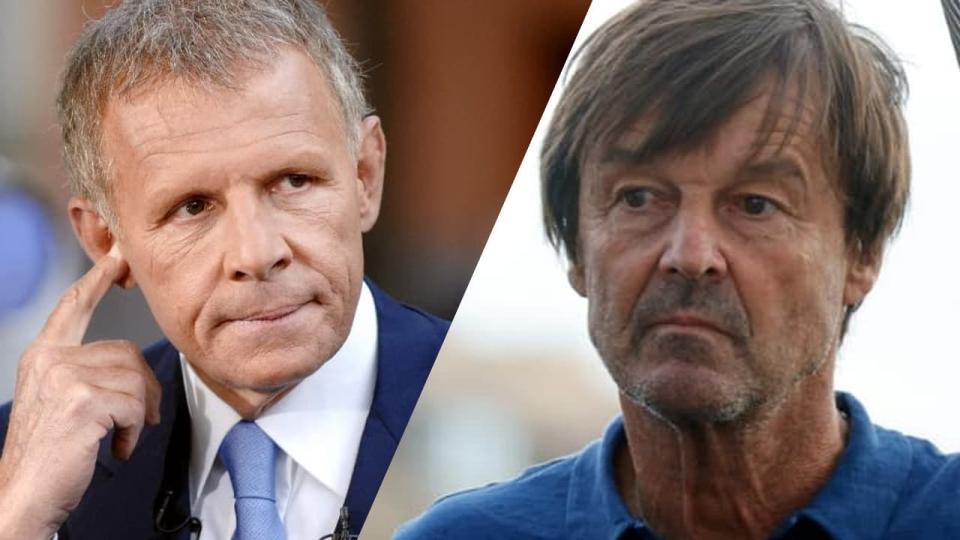 La ligne de défense de Nicolas Hulot rappelle celle d'un autre homme puissant, Patrick Poivre d’Arvor, qui est, lui aussi, au cœur d'une myriade d'accusations similaires depuis l'hiver dernier. - Hulot : Ludovic MARIN © 2019 AFP / PPDA : ERIC FEFERBERG / AFP