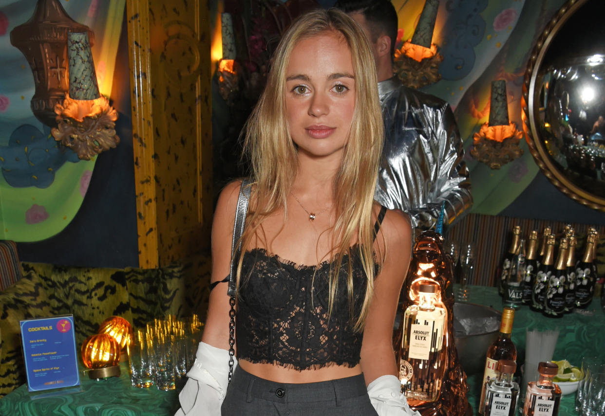 LONDON, ENGLAND - SEPTEMBER 18:  Lady Amelia Windsor attends the LOVE magazine x Miu Miu party, held during London Fashion Week, in association with Absolut Elyx & Perrier Jouet at Loulou's on September 18, 2017 in London, England.  (Photo by David M. Benett/Dave Benett/Getty Images for LOVE)