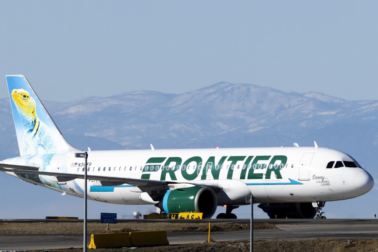 Frontier Airlines airplane