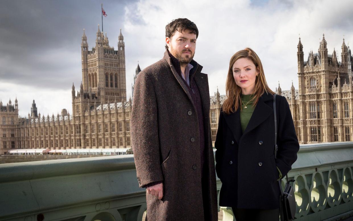 Not on Twitter: Tom Burke and Holliday Grainger in Lethal White - Steffan Hill