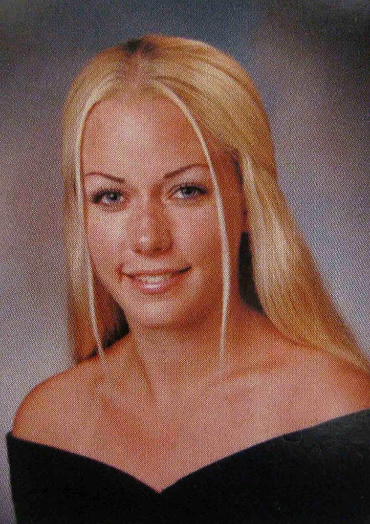 While attending high school in San Diego just eight years ago, did this soon-to-be reality star ever imagine she'd bare it all in <i>Playboy</i> ... or briefly become the girlfriend of its elderly editor-in-chief? Credit: Seth Poppel/Yearbook Library