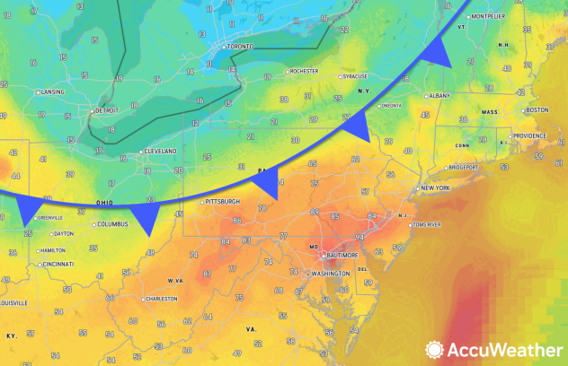 Cold Front Pushes Smoke Out