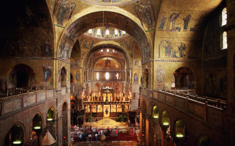 The interior of St Mark's Cathedral feels enchanting, especially in winter - Getty