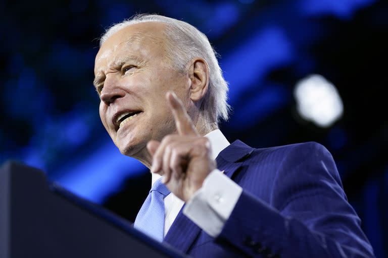 El presidente estadounidense Joe Biden.  (AP Foto/Patrick Semansky)