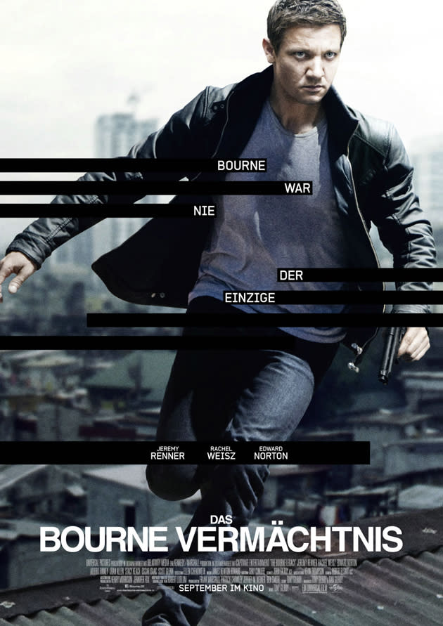 "Das Bourne Vermächtnis": Ab 13. September 2012 im Kino. (Bild: Universal)