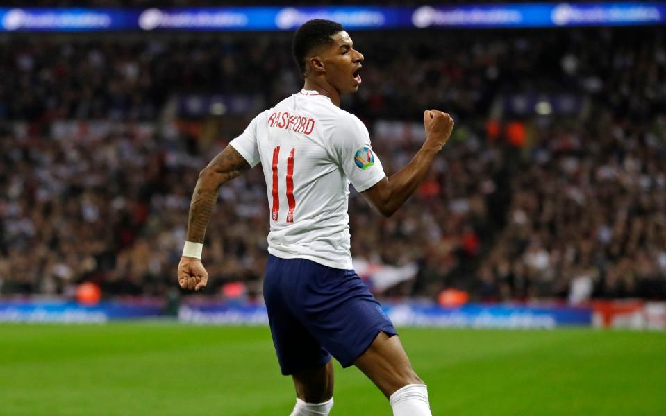 Marcus Rashford for England - AP