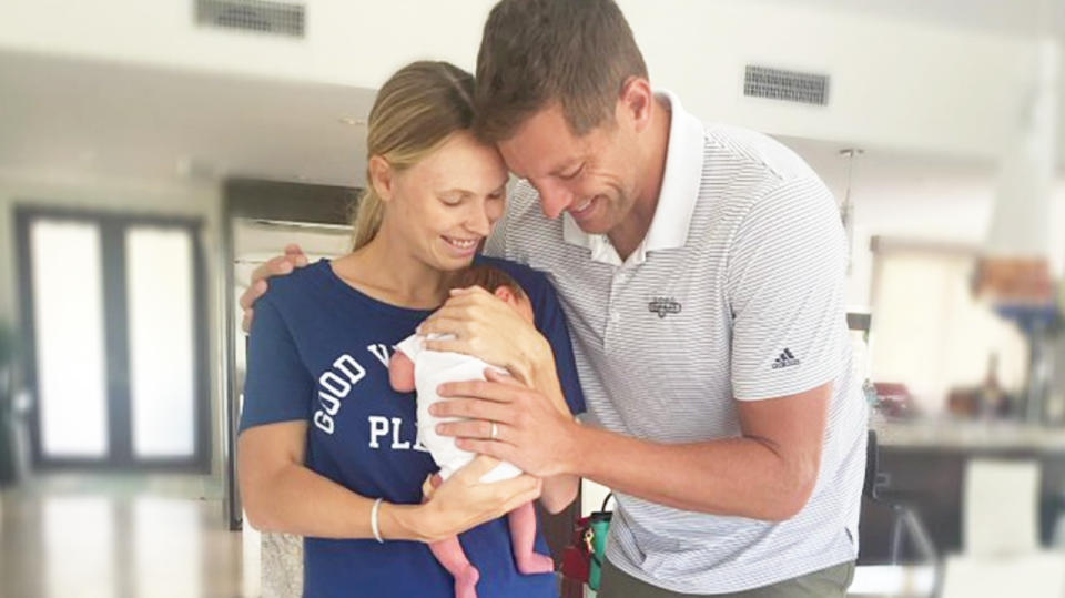 Tennis: Caroline Wozniacki shares first photo of new baby - Yahoo Sport