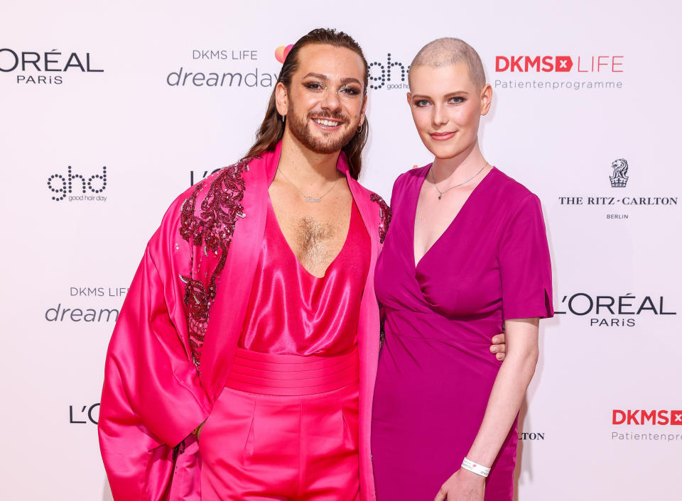 Riccardo Simonetti  und Katharina beim DKMS Life Dreamday