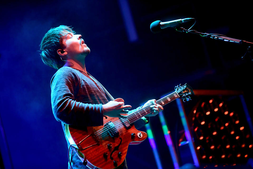 <p>Clemens Rehbein of Milky Chance performs on Ambassador Stage during day 2 of the 2017 Life Is Beautiful Festival on September 23, 2017 in Las Vegas, Nevada.<br>(Photo by FilmMagic/FilmMagic) </p>