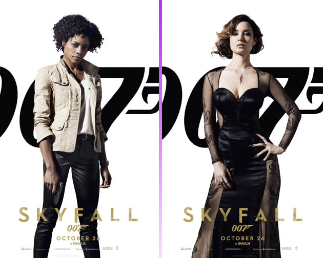 Bond-Girl-Vergleich: Naomie Harris vs. Bérénice Marlohe. (Bilder: Sony)