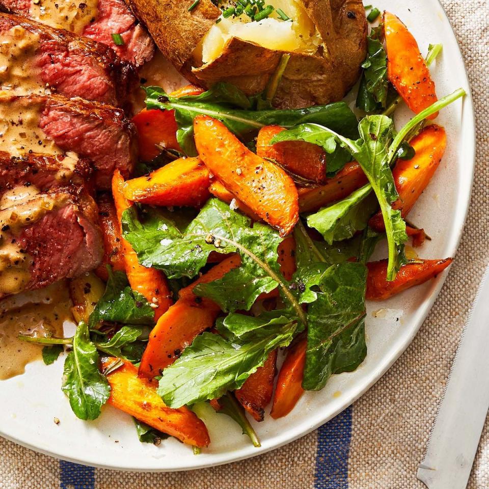 Rosemary Roasted Carrot Salad