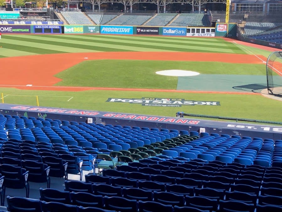 Progressive Field postseason ready, FOX 8 photo