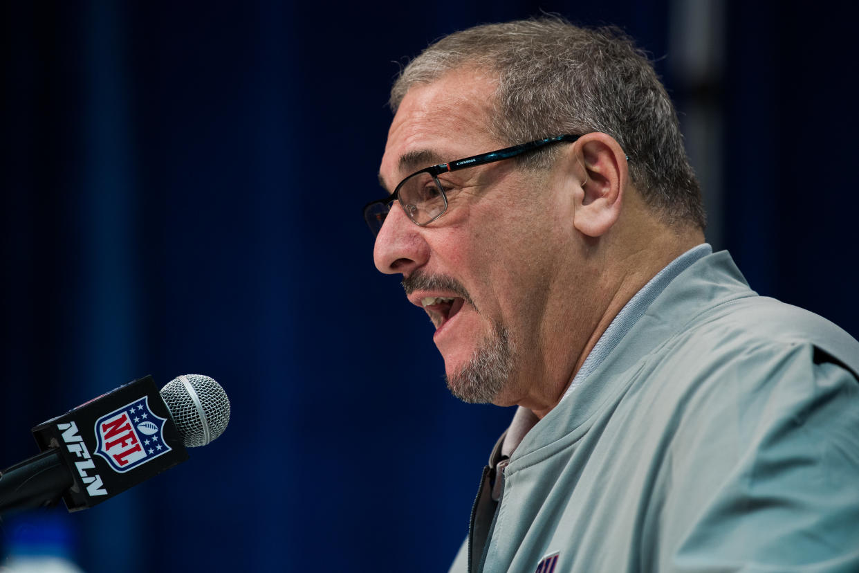 New York Giants general manager Dave Gettleman was ripped for the Odell Beckham trade at the time but has come out a few years later looking smart for it. (Photo by Zach Bolinger/Icon Sportswire via Getty Images)