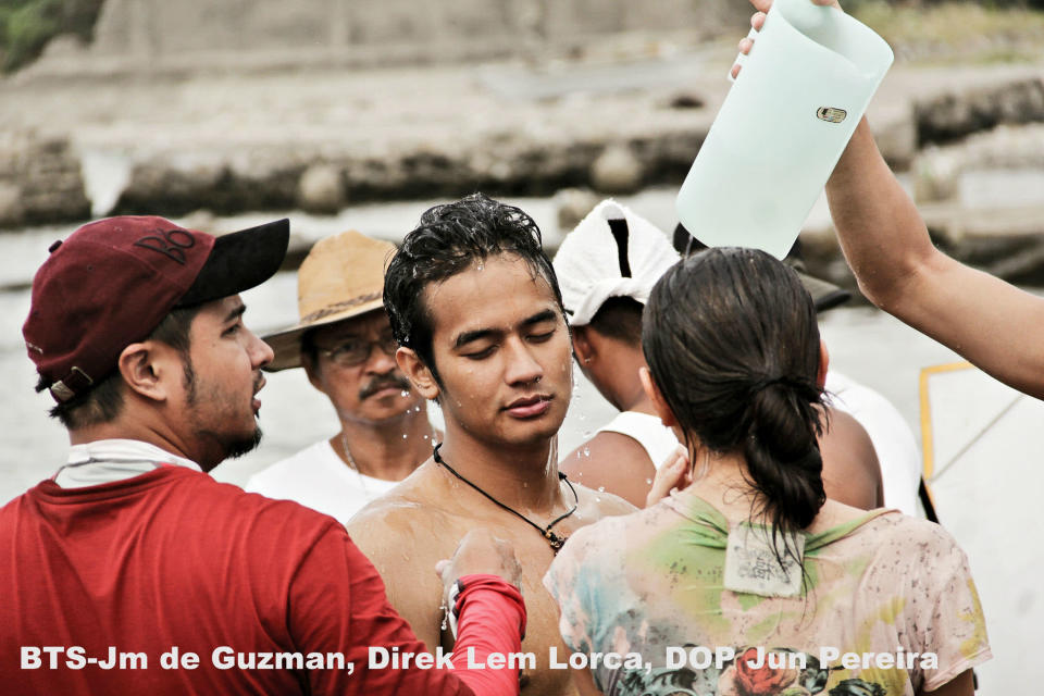 Behind the scenes: Intoy (Photo courtesy of Cinemalaya)