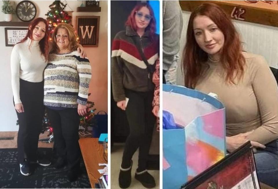 Brittany Moeser is shown with her mother, Debra Wilkerson, at left, and in other photos that were used on missing-person flyers and notices. Moeser disappeared on April 13.