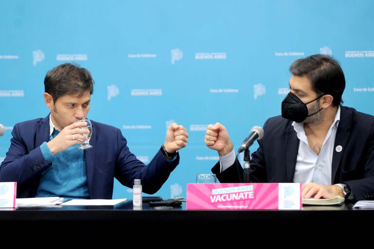 Axel Kicillof  y Carlos Bianco