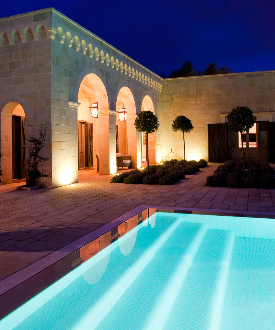 6. Invest in LED lighting around a pool