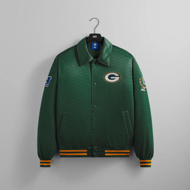 Kith for The NFL: Bears Satin Bomber Jacket - Meter Xs