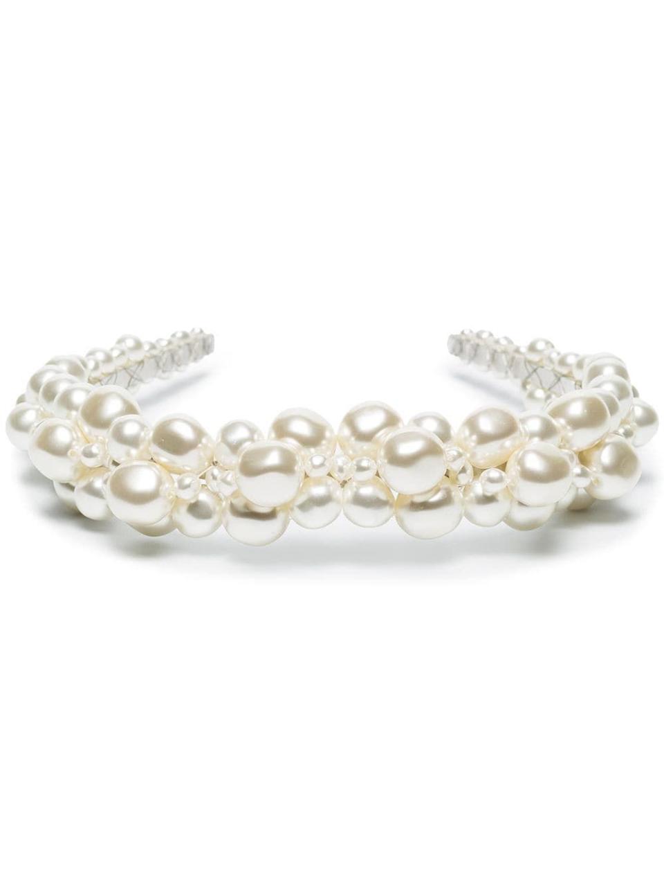 Pearl-Embellished Headband