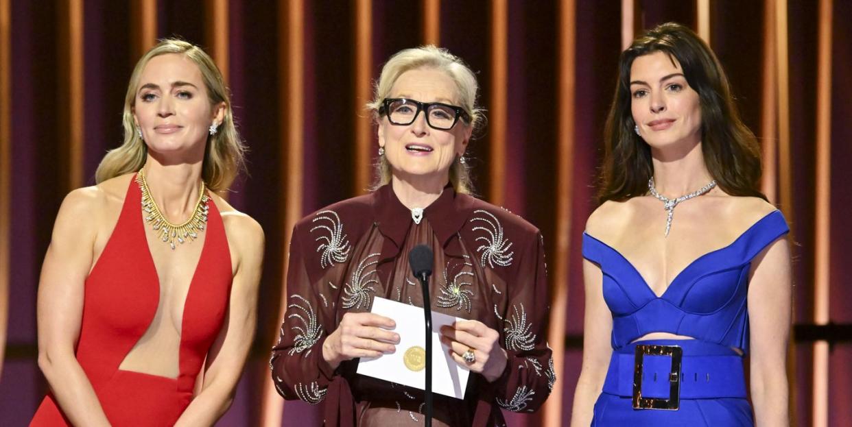 emily blunt, meryl streep, anne hathaway sag awards