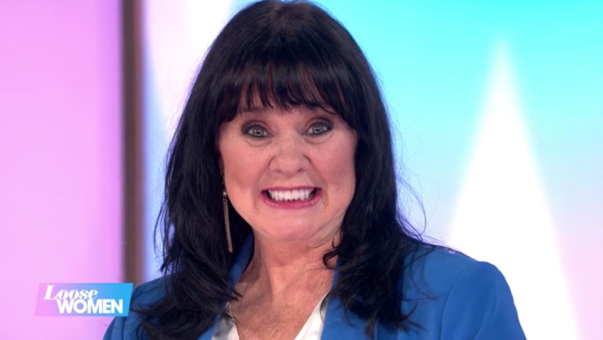 Coleen Nolan couldn’t stop grinning at the start of the show. (ITV/Loose Women)