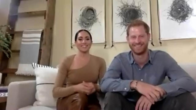 Undated handout video grab issued by the Evening Standard of the Duke and Duchess of Sussex being interviewed from their Californian home by the Evening Standard, the couple have joined forces with the newspaper to reveal their list of BHM next gen trailblazers Ð recognised for challenging prejudice and their positive contribution to British society.