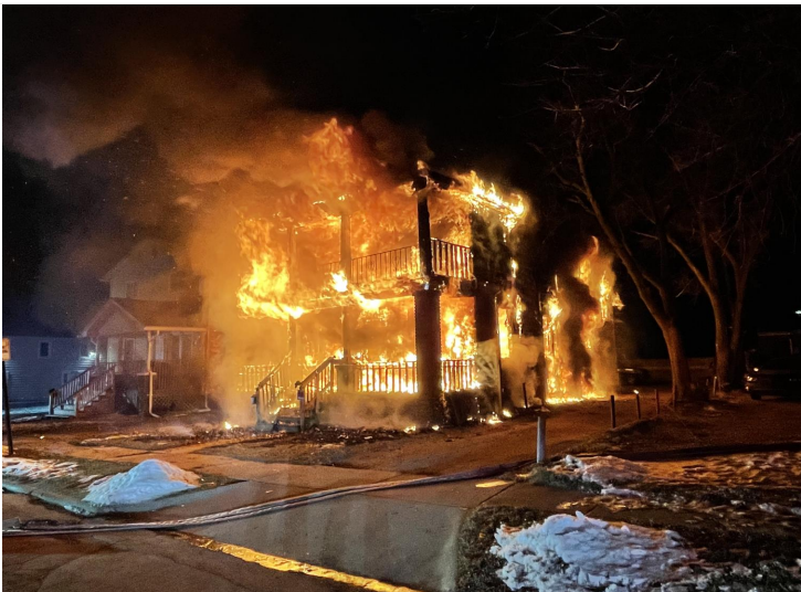An early morning fire on Monday, Jan. 17, 2022 in Pontiac took the lives of two men and injured another five people as other residents jumped to safety from the second story of the multi-family dwelling.