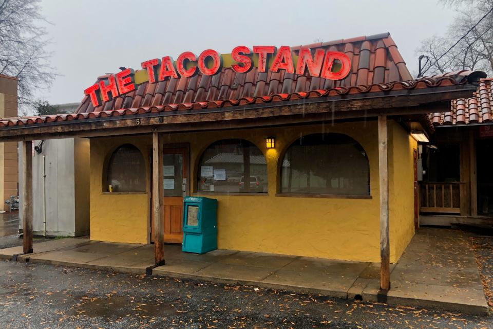 This photo from January 2021 shows the newly-revamped 1977 Taco Stand location on Milledge Ave. in Athens, Georgia.