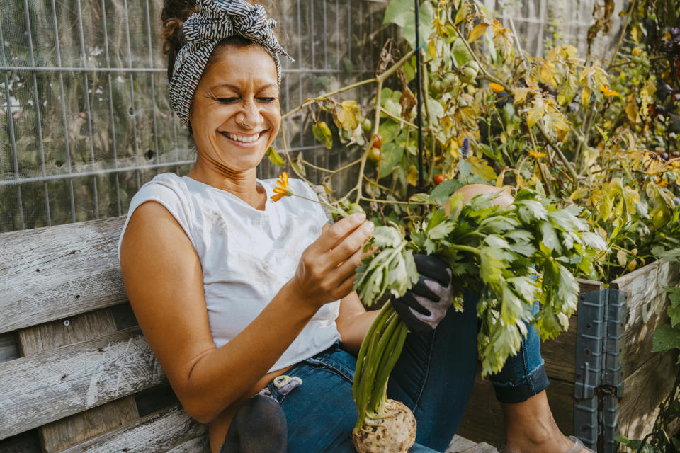 A quarter of people use gardening as a way to de-stress. (Getty Images)