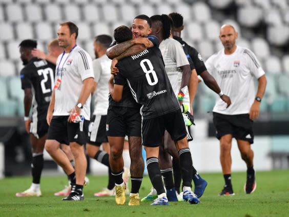 Lyon stunned Juventus to reach the quarter-finals for the first time since 2012 (Getty)