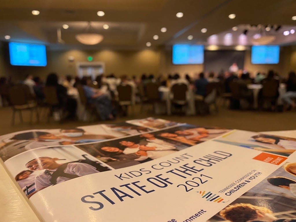 Community leaders and elected officials gathered Friday to discuss the 2021 Tennessee State of the Child report, which placed Madison County in last place for child wellbeing in the state.