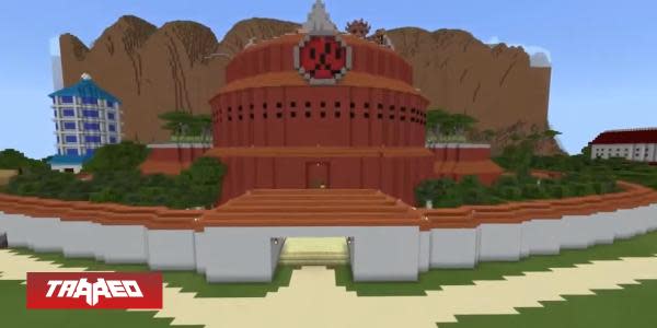 Jugador de Minecraft recrea Konoha de Naruto en Minecraft