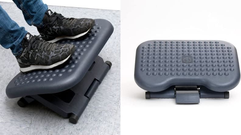 A footrest to improve your leg circulation