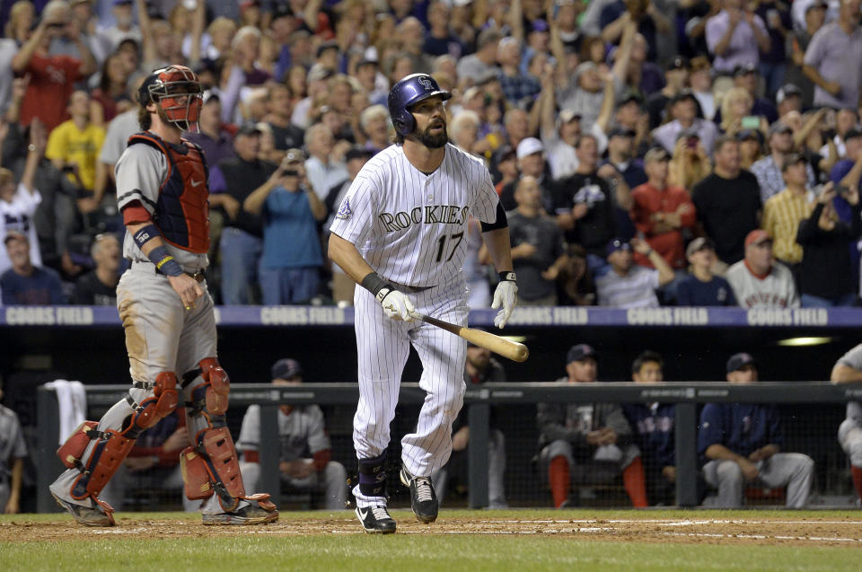 Todd Helton有望敲開名人堂大門。（Photo By John Leyba/The Denver Post via Getty Images）