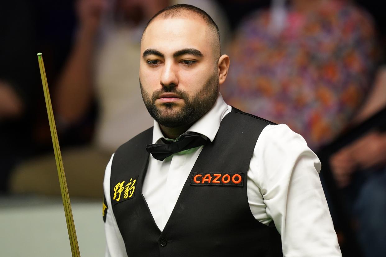 Hossein Vafaei (pictured) has stoked up his rivalry with second-round opponent Ronnie O’Sullivan (PA Wire)