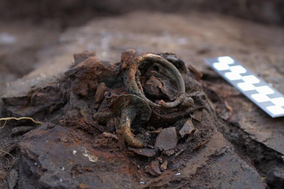 One of the offering deposits found at Papowo Biskupie. Photo from The Provincial Office for the Protection of Monuments in Toruń