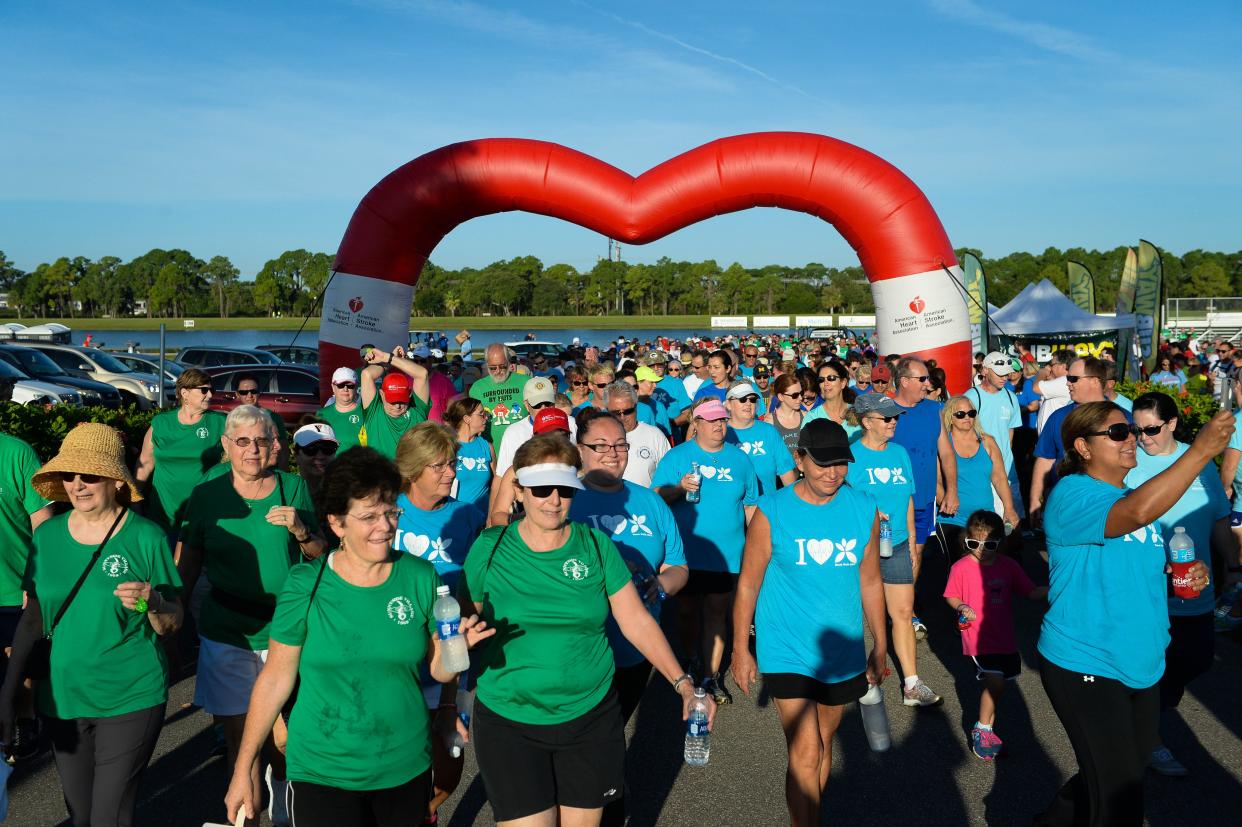 Individuals and teams are invited to take part in the Suncoast Heart Walk on Nov. 12 at Payne Park in Sarasota. The event raises funds for the American Heart Association.