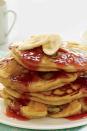 <p>These fluffy buttermilk pancakes are <em>so</em> easy to make, and oh so delicious.</p><p><strong><em><a href="https://www.womansday.com/food-recipes/food-drinks/recipes/a11540/basic-buttermilk-pancakes-recipe-wdy0113/" rel="nofollow noopener" target="_blank" data-ylk="slk:Get the Basic Buttermilk Pancakes recipe.;elm:context_link;itc:0;sec:content-canvas" class="link ">Get the Basic Buttermilk Pancakes recipe.</a></em></strong> </p>