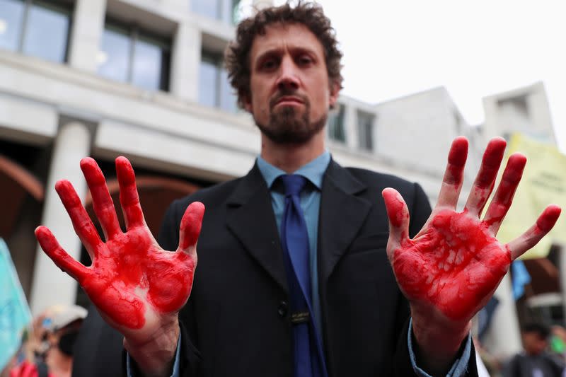 Extinction Rebellion protest in London