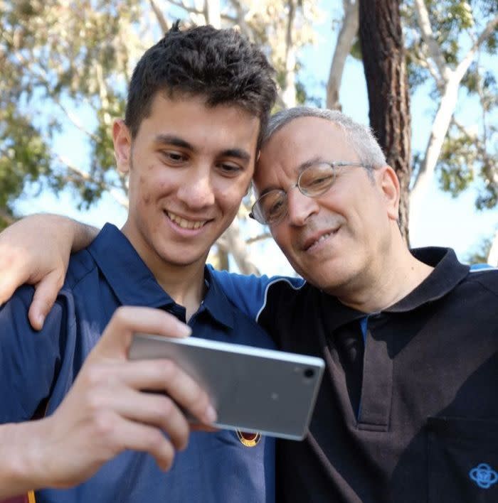 Saad Al-Kassab topped his class, despite only being in school and learning English for two years. Photo: Catholic Regional College Sydenham