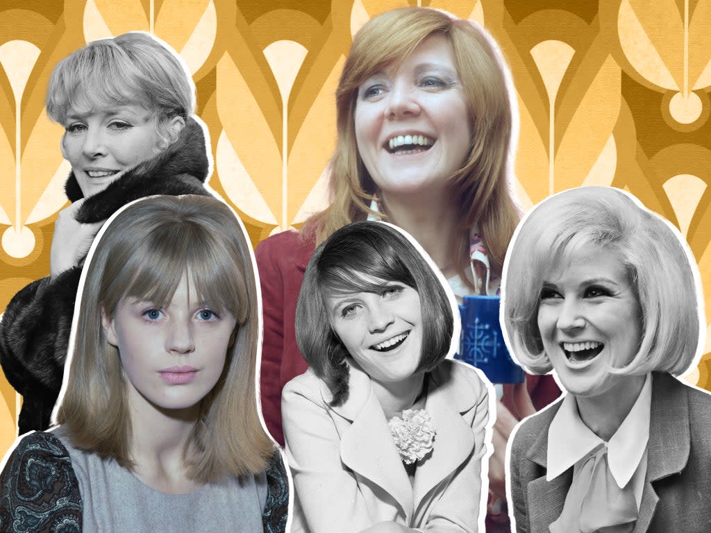 Pictured: Dusty Springfield, Marianne Faithfull, Cilla Black, Petula Clark and Sandie Shaw  (Getty/iStock)